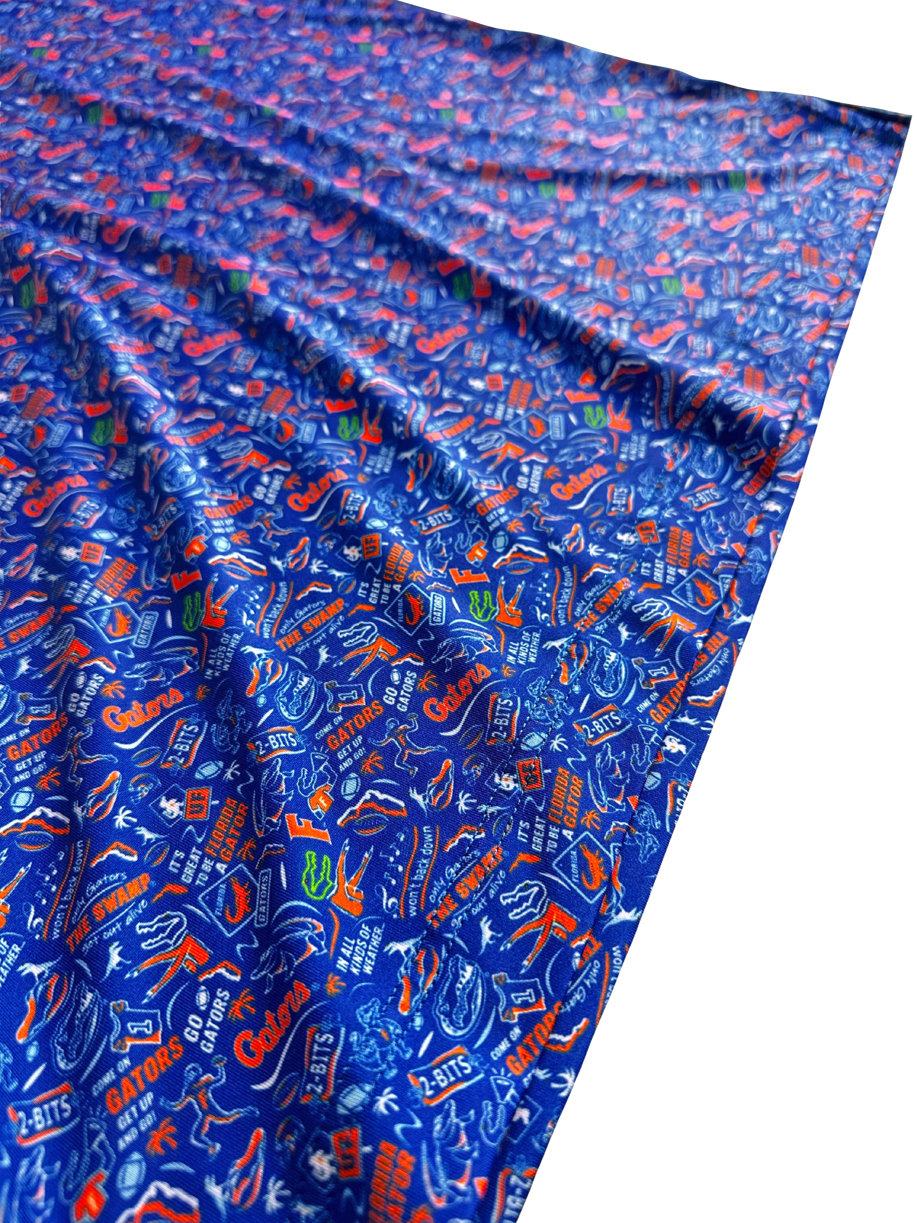 The UF Gator Gameday Print Polo - Blue